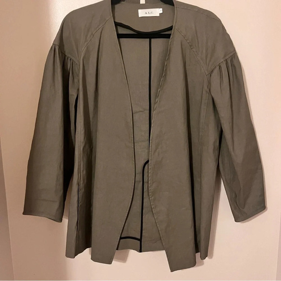 A.L.C. Kendrick Linen Blend Jacket - Picture 3 of 12